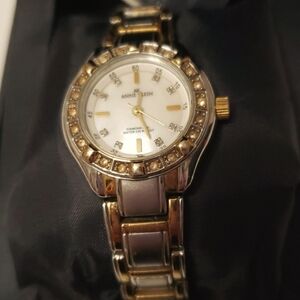 Anne Klein White/Yellow Lux.Watch